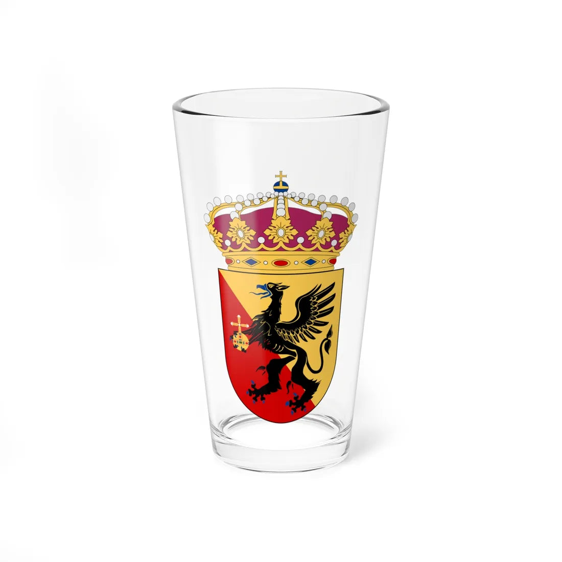 Södertörns flygflottilj vapen (Sweden) (Coat of Arms) Pint Glass 16oz 16oz - Go Mug Yourself