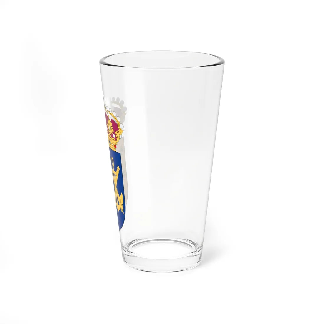 Södertörns marinbrigad vapen (Sweden) (Coat of Arms) Pint Glass 16oz - Go Mug Yourself