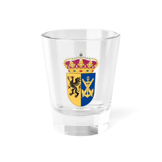 Södertörns marinbrigad vapen (Sweden) (Coat of Arms) Shot Glass 1.5oz 1.5oz - Go Mug Yourself