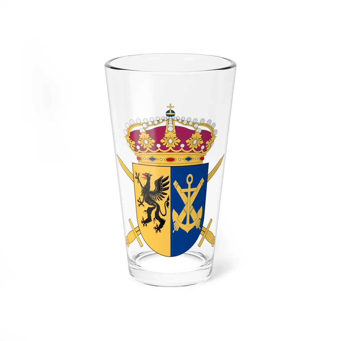 Södertörnsgruppen vapen (Sweden) (Coat of Arms) Pint Glass 16oz 16oz - Go Mug Yourself