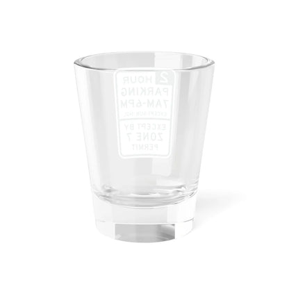 SDOT R7-108P (Washington) (Road Sign) Shot Glass 1.5oz - Go Mug Yourself