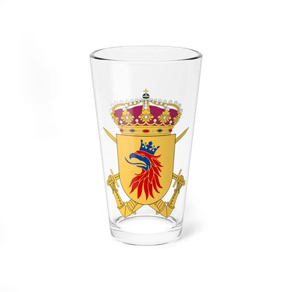 Södra skånska regementet vapen (Sweden) (Coat of Arms) Pint Glass 16oz 16oz - Go Mug Yourself