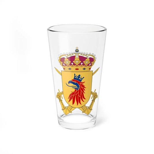 Södra skånska regementet vapen (Sweden) (Coat of Arms) Pint Glass 16oz 16oz - Go Mug Yourself