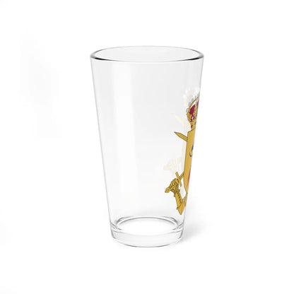 Södra skånska regementet vapen (Sweden) (Coat of Arms) Pint Glass 16oz - Go Mug Yourself