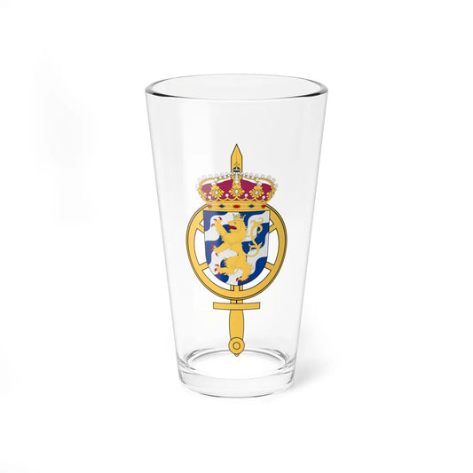 Södra underhållsregementet vapen (Sweden) (Coat of Arms) Pint Glass 16oz 16oz - Go Mug Yourself