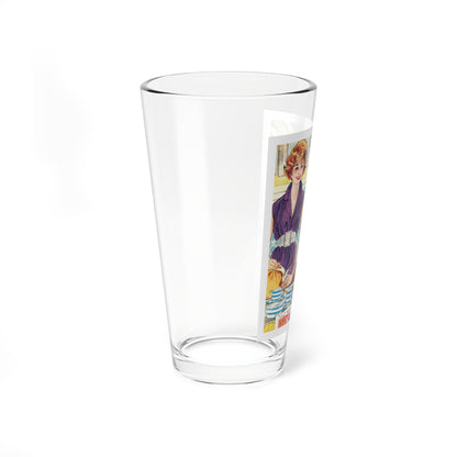 Sea Breeze by Anne Campbell, Woman's Realm, 1960 (Magazine Illustration) Pint Glass 16oz-Go Mug Yourself