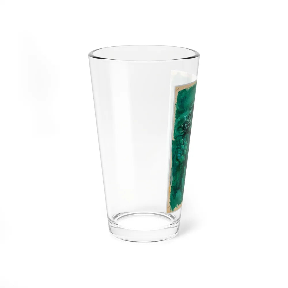 Sea Divers, Men's Adventure Magazine illustration (Magazine Illustration) Pint Glass 16oz-Go Mug Yourself