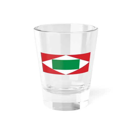 Sea flag of the Italian Republic 1802 (Italy) Shot Glass 1.5oz 1.5oz - Go Mug Yourself