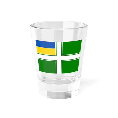 Sea Guard Ensign of Ukraine dress (Ukraine) Shot Glass 1.5oz 1.5oz - Go Mug Yourself