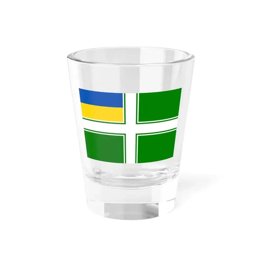 Sea Guard Ensign of Ukraine dress (Ukraine) Shot Glass 1.5oz 1.5oz - Go Mug Yourself