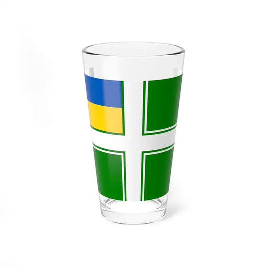 Sea Guard Ensign of Ukraine (Ukraine) Pint Glass 16oz 16oz - Go Mug Yourself