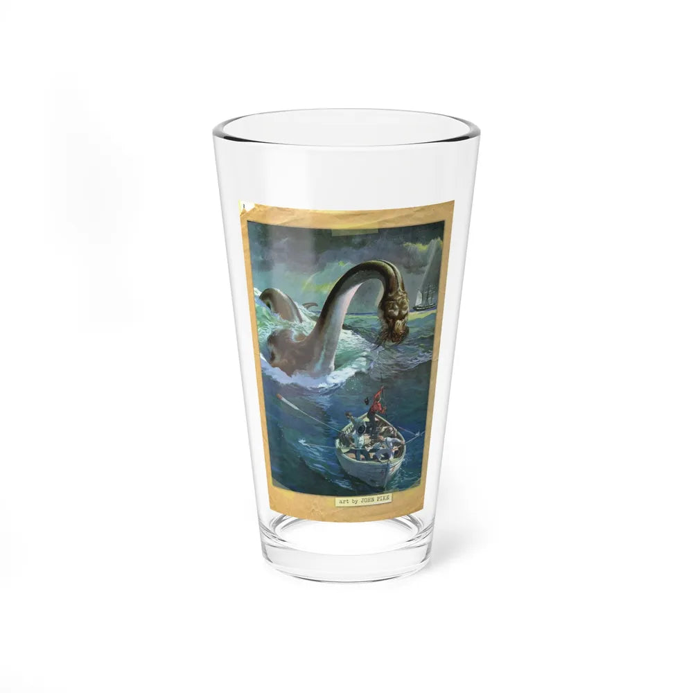 Sea Monster (Magazine Illustration) Pint Glass 16oz-16oz-Go Mug Yourself