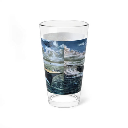 Sea Power's Sunday Punch, Collier's, October 4, 1952 (Magazine Illustration) Pint Glass 16oz - Go Mug Yourself