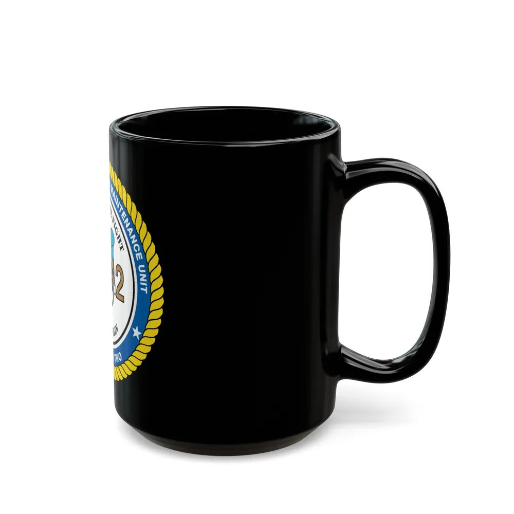 Seabee Unit 202 CBMU 202 (U.S. Navy) Black Coffee Mug-Go Mug Yourself