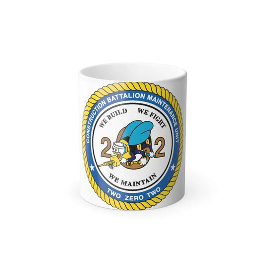 Seabee Unit 202 CBMU 202 (U.S. Navy) Color Changing Mug 11oz-11oz-Go Mug Yourself