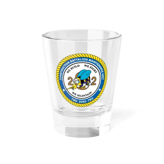 Seabee Unit 202 CBMU 202 (U.S. Navy) Shot Glass 1.5oz 1.5oz - Go Mug Yourself