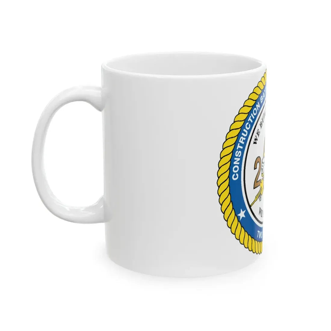 Seabee Unit 202 CBMU 202 (U.S. Navy) White Coffee Mug - Go Mug Yourself