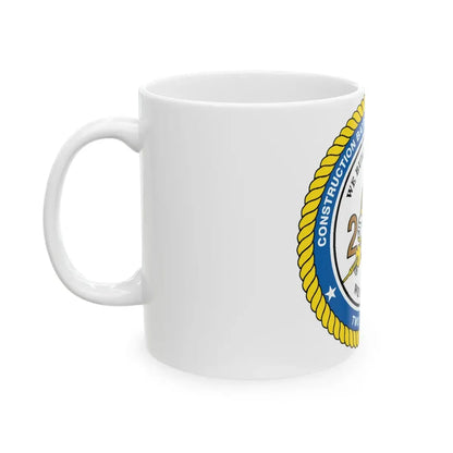 Seabee Unit 202 CBMU 202 (U.S. Navy) White Coffee Mug - Go Mug Yourself