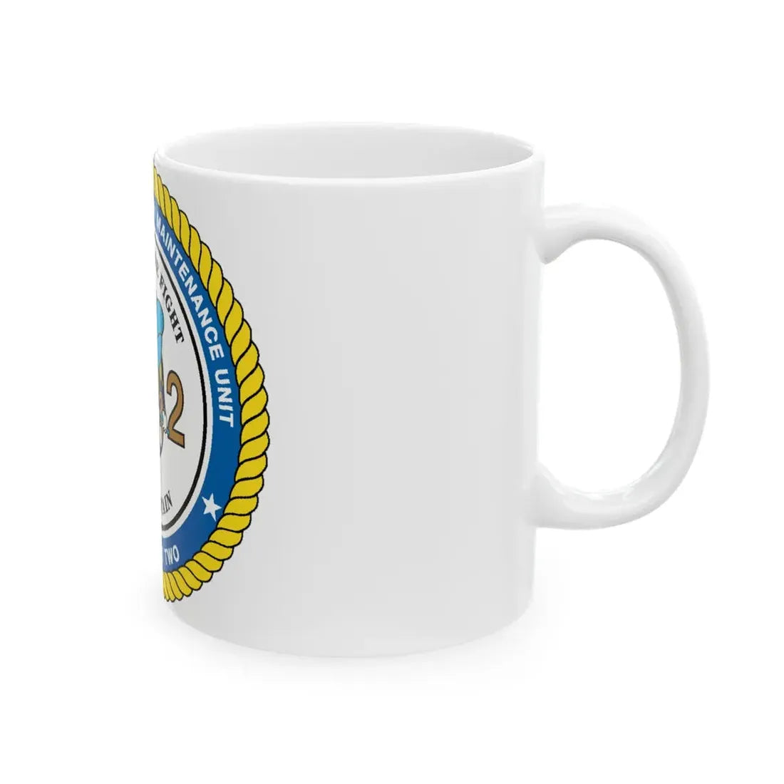 Seabee Unit 202 CBMU 202 (U.S. Navy) White Coffee Mug - Go Mug Yourself