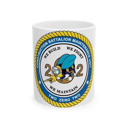 Seabee Unit 202 CBMU 202 (U.S. Navy) White Coffee Mug - Go Mug Yourself
