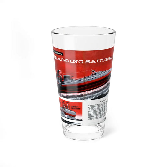 Seagoing Saucers, 1959 (Magazine Illustration) Pint Glass 16oz-16oz-Go Mug Yourself