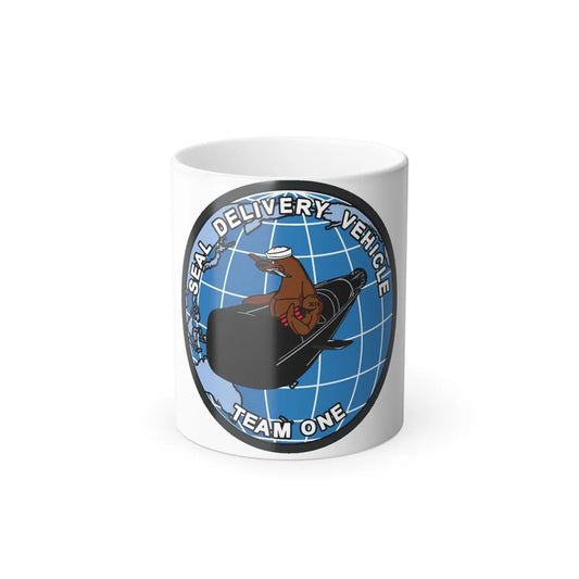 Seal Delivery Vehicle TEAM ONE (U.S. Navy) Color Changing Mug 11oz-11oz-Go Mug Yourself