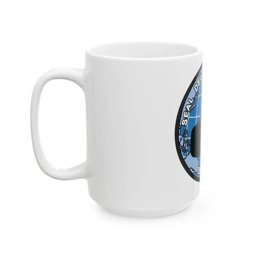 Seal Delivery Vehicle TEAM ONE (U.S. Navy) White Coffee Mug - Go Mug Yourself