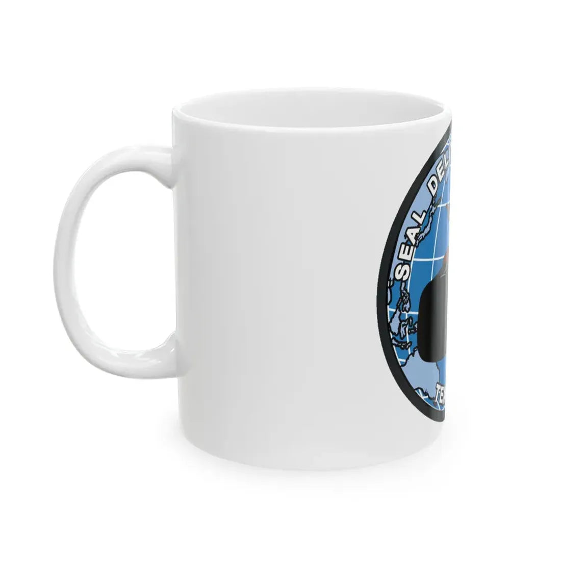 Seal Delivery Vehicle TEAM ONE (U.S. Navy) White Coffee Mug - Go Mug Yourself