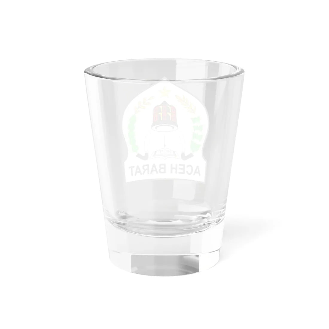 Seal of Aceh Barat Regency (Indonesia) (Coat of Arms) Shot Glass 1.5oz - Go Mug Yourself