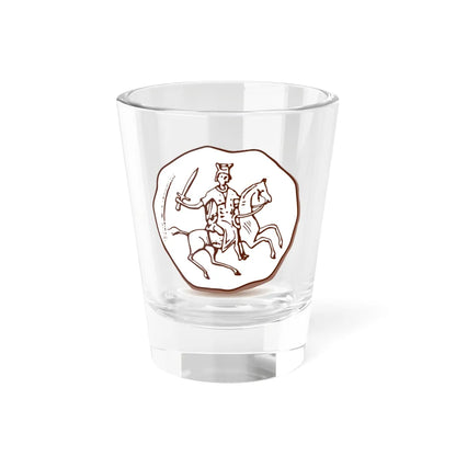 Seal of Alexander Nevsky 1236 Avers2 (Belarus) (Coat of Arms) Shot Glass 1.5oz 1.5oz - Go Mug Yourself