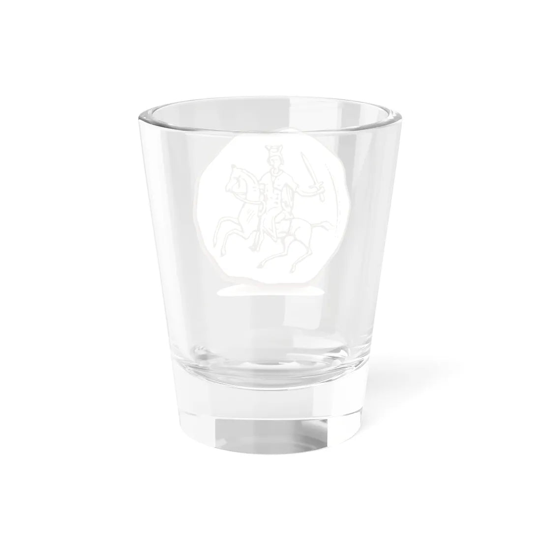 Seal of Alexander Nevsky 1236 Avers2 (Belarus) (Coat of Arms) Shot Glass 1.5oz - Go Mug Yourself