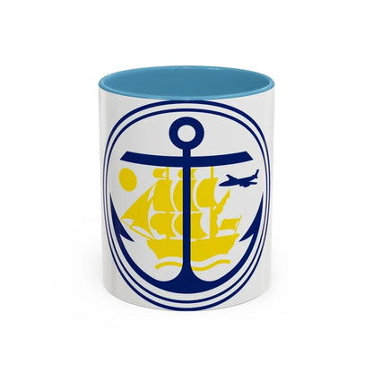 Seal of Anchorage Alaska - Accent Coffee Mug 11oz Light Blue - Go Mug Yourself