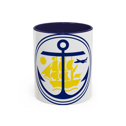 Seal of Anchorage Alaska - Accent Coffee Mug 11oz Navy - Go Mug Yourself