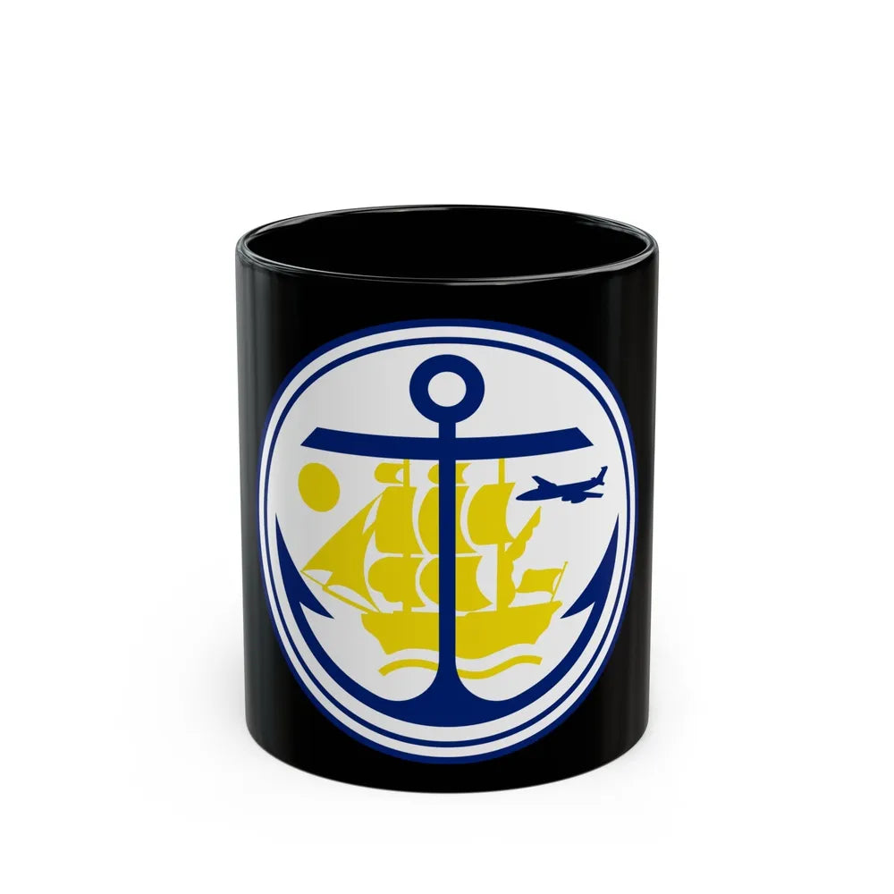 Seal of Anchorage Alaska - Black Coffee Mug-11oz-Go Mug Yourself