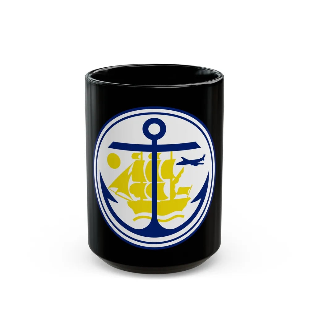 Seal of Anchorage Alaska - Black Coffee Mug-15oz-Go Mug Yourself