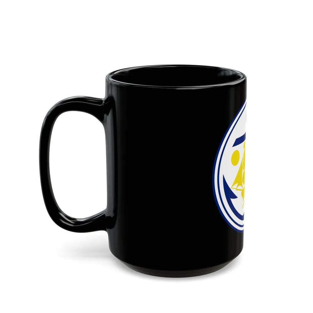 Seal of Anchorage Alaska - Black Coffee Mug-Go Mug Yourself