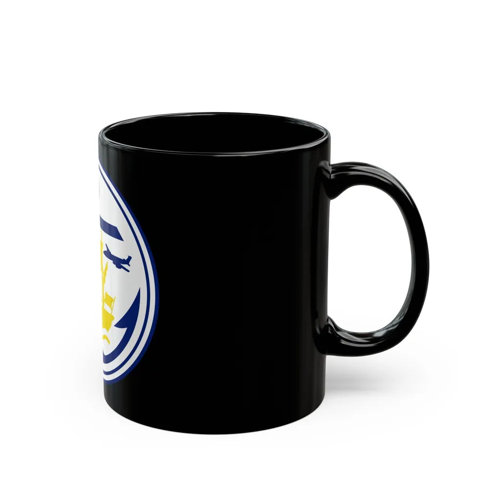 Seal of Anchorage Alaska - Black Coffee Mug-Go Mug Yourself