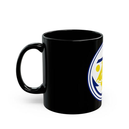 Seal of Anchorage Alaska - Black Coffee Mug-Go Mug Yourself