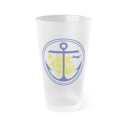 Seal of Anchorage Alaska - Frosted Pint Glass 16oz-16oz-Frosted-Go Mug Yourself