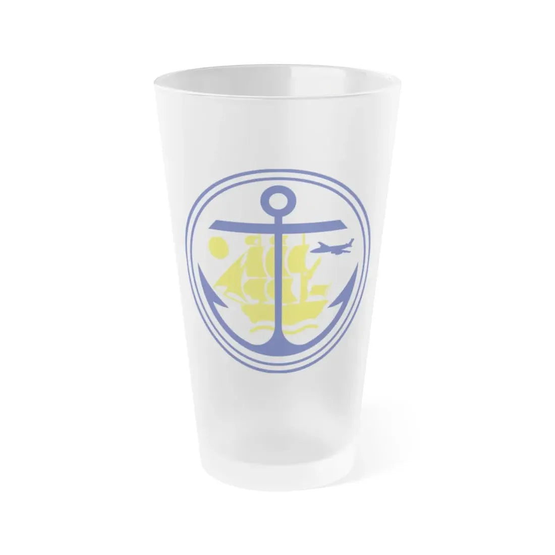 Seal of Anchorage Alaska - Frosted Pint Glass 16oz 16oz Frosted - Go Mug Yourself