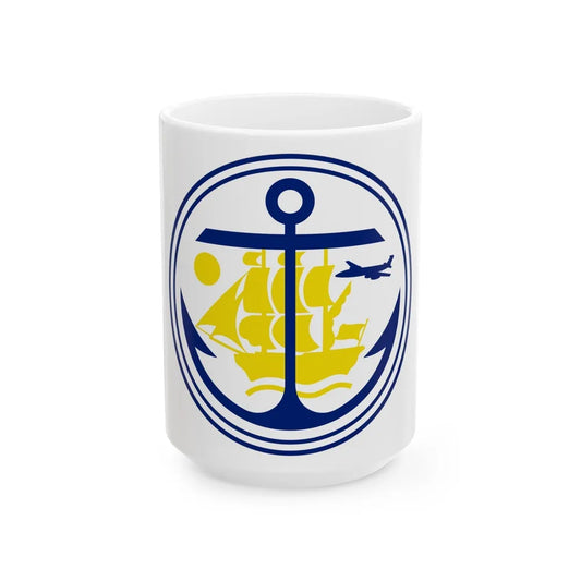 Seal of Anchorage Alaska - White Coffee Mug-15oz-Go Mug Yourself