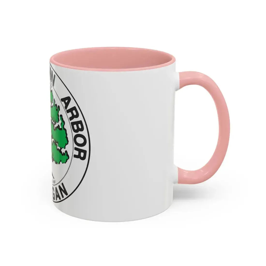 Seal of Ann Arbor Michigan - Accent Coffee Mug - Go Mug Yourself