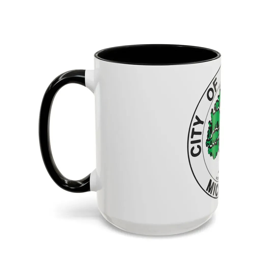 Seal of Ann Arbor Michigan - Accent Coffee Mug - Go Mug Yourself