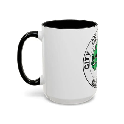 Seal of Ann Arbor Michigan - Accent Coffee Mug - Go Mug Yourself