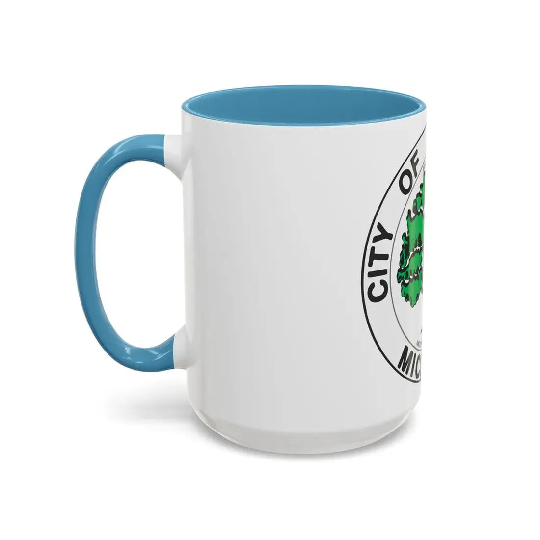 Seal of Ann Arbor Michigan - Accent Coffee Mug - Go Mug Yourself