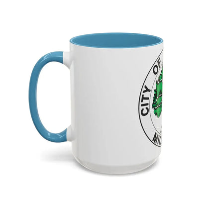 Seal of Ann Arbor Michigan - Accent Coffee Mug - Go Mug Yourself