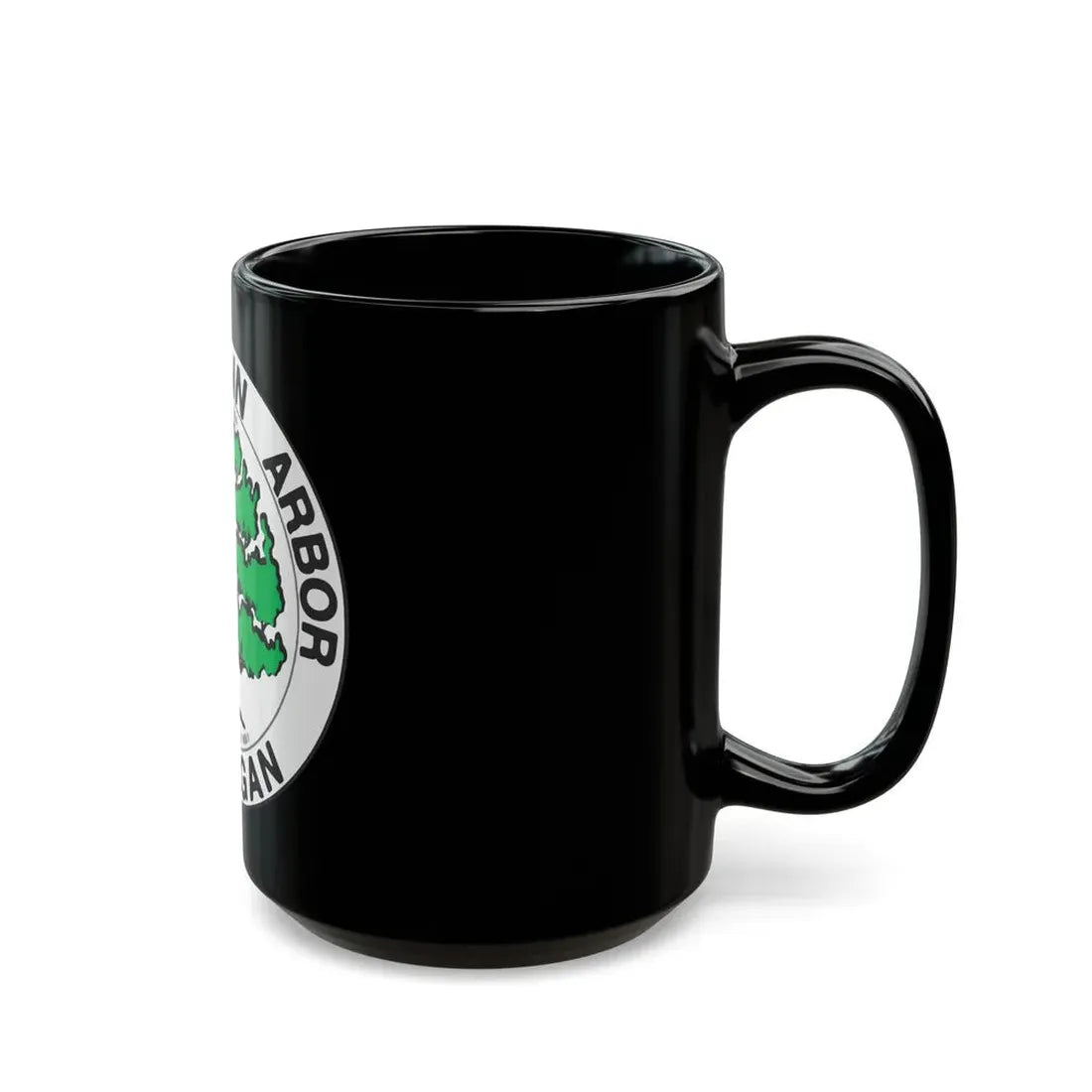 Seal of Ann Arbor Michigan - Black Coffee Mug - Go Mug Yourself