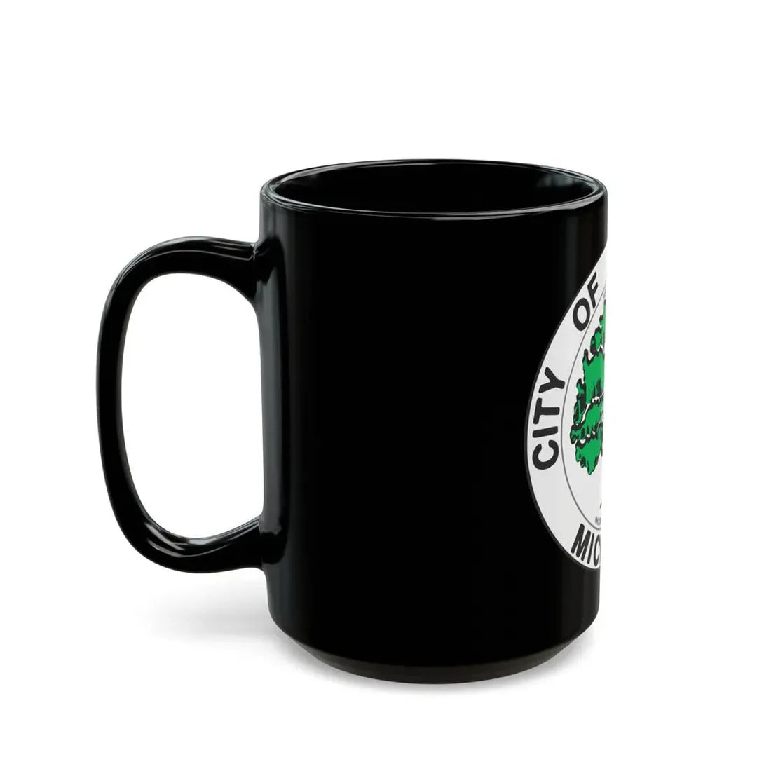Seal of Ann Arbor Michigan - Black Coffee Mug - Go Mug Yourself