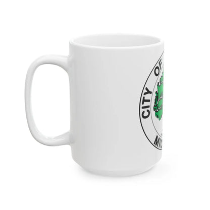 Seal of Ann Arbor Michigan - White Coffee Mug-Go Mug Yourself