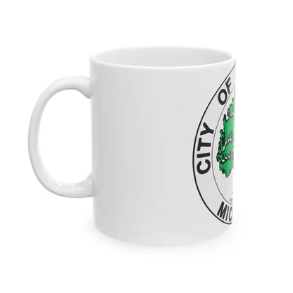 Seal of Ann Arbor Michigan - White Coffee Mug - Go Mug Yourself